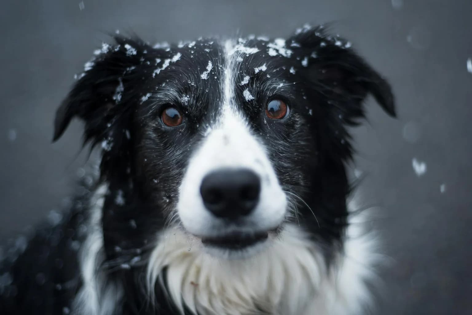 Chien expressif assis dans un cadre lumineux et naturel